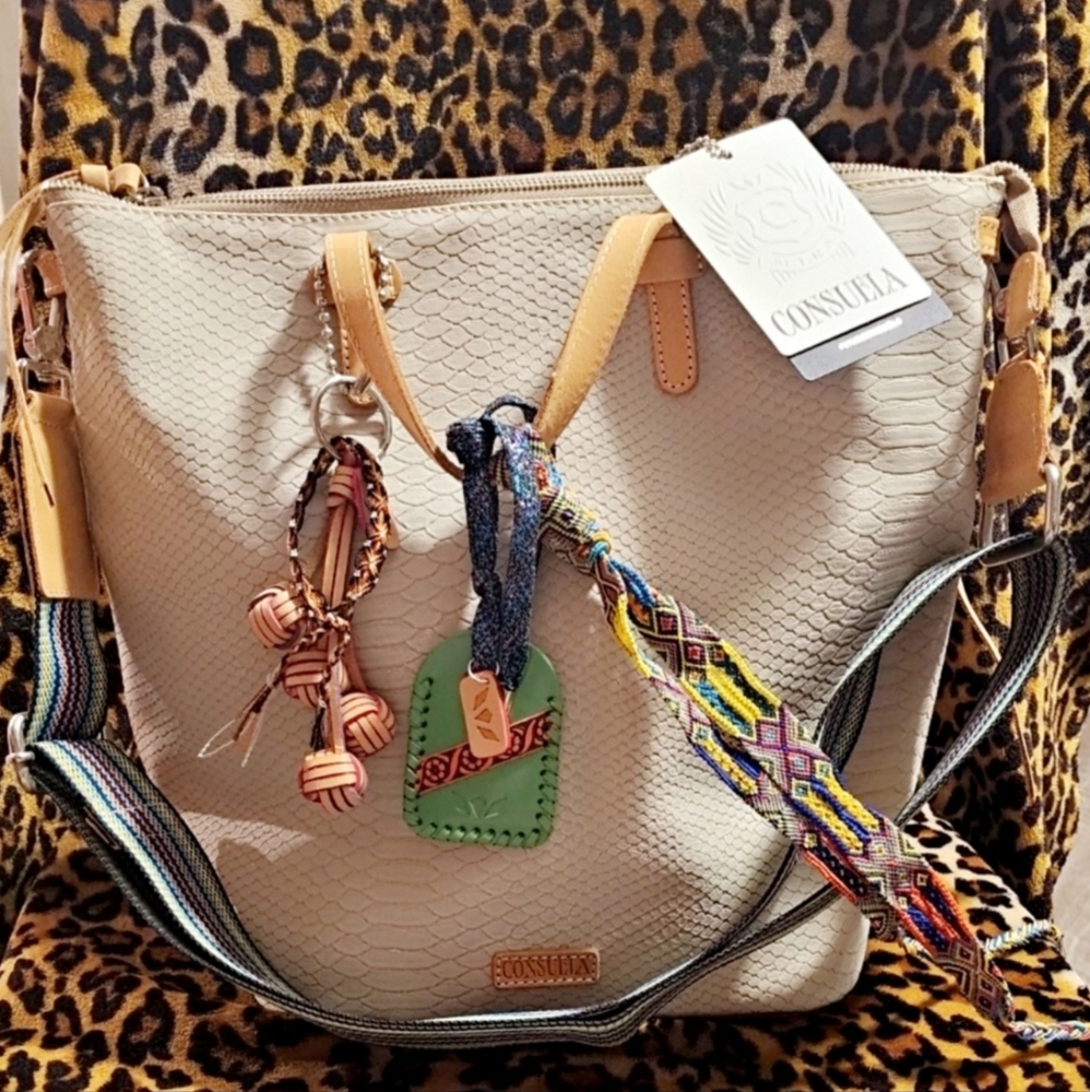 Consuela Beige Crossbody Bag